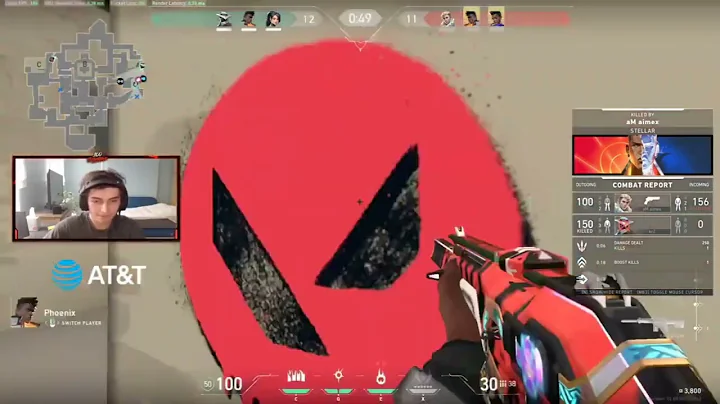 100T Asuna cheater detected (valorant unusual)