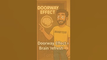 Why Do We Forget Why We Entered a Room🚪😅  #shorts #facts #trivia #science