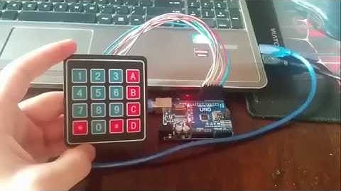 4 * 4 Matrix Keyboard & Arduino Uno $ Code