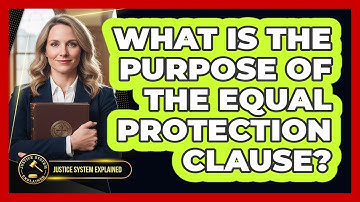 What Is the Purpose of the Equal Protection Clause?