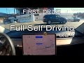 Tesla Full Self Driving (FSD) Beta 10 FIRST Short drive / What changed ?