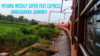 Mysuru Weekly Super Fast Express 22682 Full Journey | Saranga Rail Films
