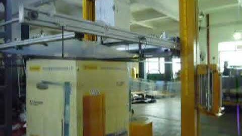 AST35 Automatic Pallet Wrapper with Top Sheet Dispenser