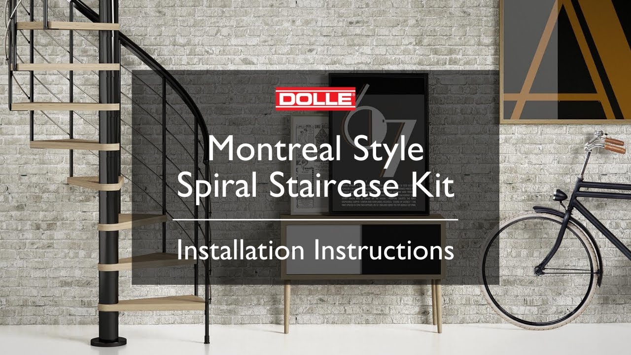 Montreal Style Spiral Staircase Installation Instructions