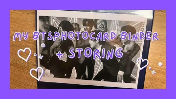 ✰my BTS photocard binder flip through + storing✰