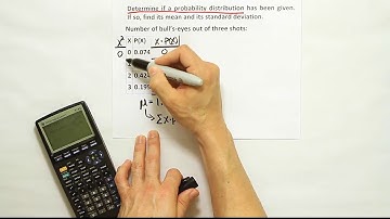 Standard deviation of a discrete random variable an example