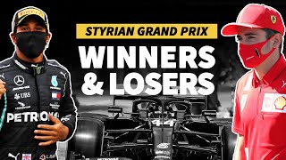 Ferrari faced another fall from grace at the styrian gp, whilst lewis
hamilton rose to occasion. we take a look into winners & losers
latest...