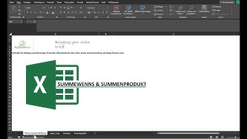 SUMMEWENNS vs. SUMMENPRODUKT (im Detail) - (Deutsch)