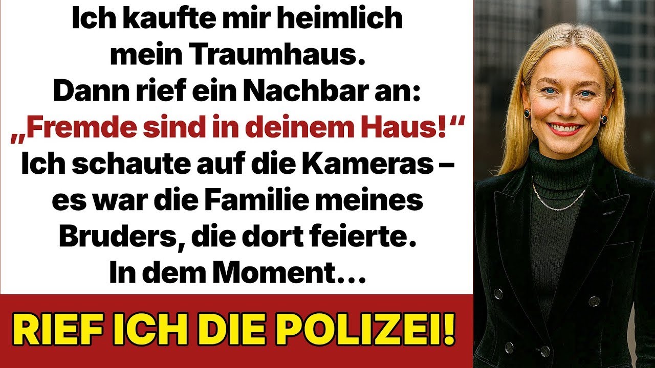 Ein Nachbar warnte mich  „Fremde sind in deinem Haus!“ Ich hatte es heimlich gekauft