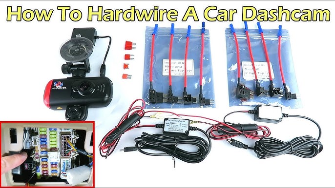 Dash Cam Hardwire Kit, USB Type C, for ROVE R3 Touch Screen 3 Channel Dash  Camera 