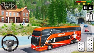 Coach bus simulator real clutch mode gameplay 2023 | BD Driver 2 0 screenshot 3