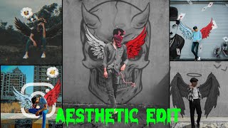 Devil Wings Photo editing Picsart || Aesthetic Photo Editing 2023 viral || Picsart Tutorial screenshot 5