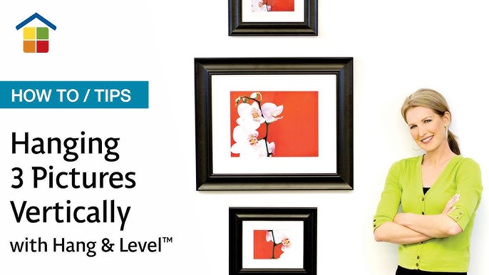 How to hang 3 pictures horizontally with Hang & Level™ 