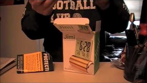 Unboxing - Brookstone Jimi Clock