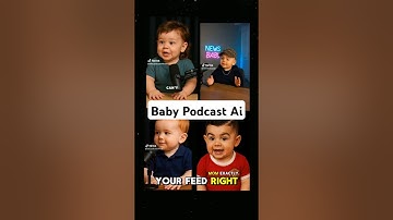 I Created a Viral AI Baby Podcast Video Using FREE Tools | Hedra ai tutorial