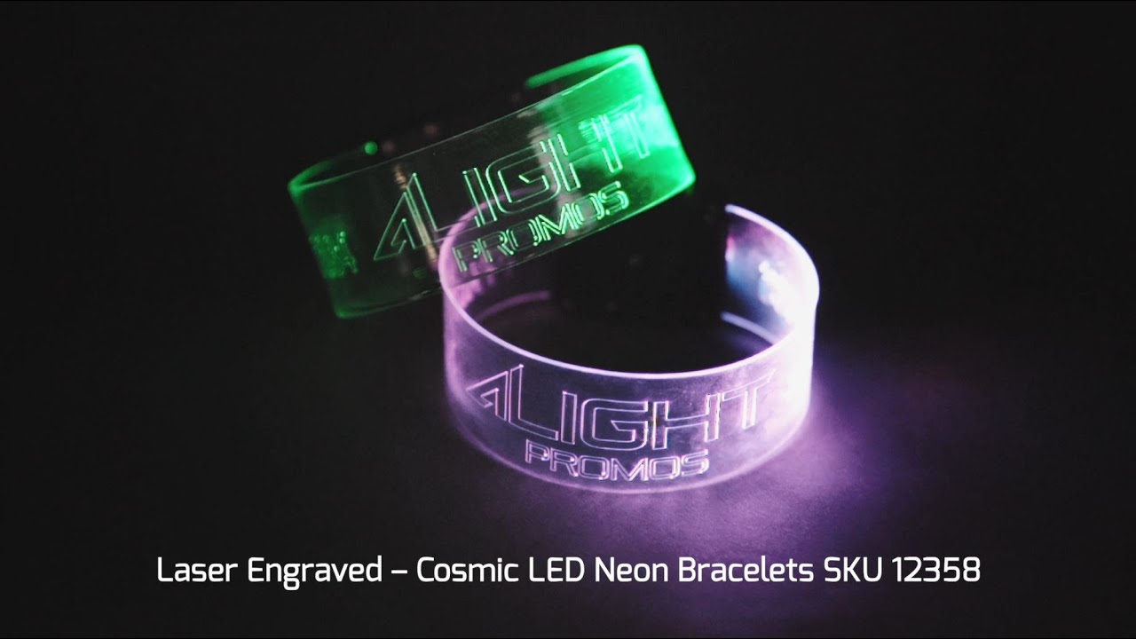 Alight Promos - "Cosmic Neon" Laser Engraved Bracelets