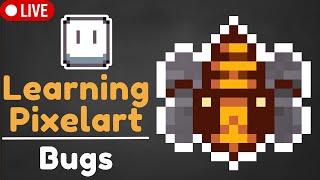 Bees, Worms, Butterflies, and Bugs — Learning how to draw Pixelart