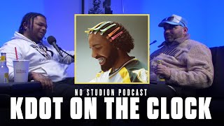 K-DOT ON THE CLOCK with LUSH ONE | No Studio'N Podcast