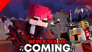 ♪ You Will Never See Me Coming  ( Minecraft Animated  )