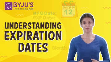 Understanding Expiration Dates I Class 4 I Learn With BYJU
