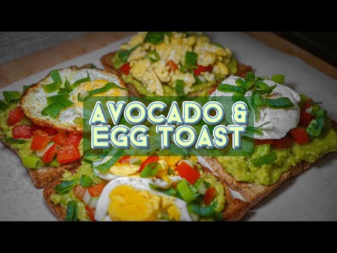 Sarapan Alpukat Telur Roti Gandum | Avocado Egg Toast