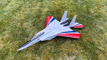 Foam Board RC F-15 50mm EDF Maiden, Vacuum Formed Canopy, Teaser