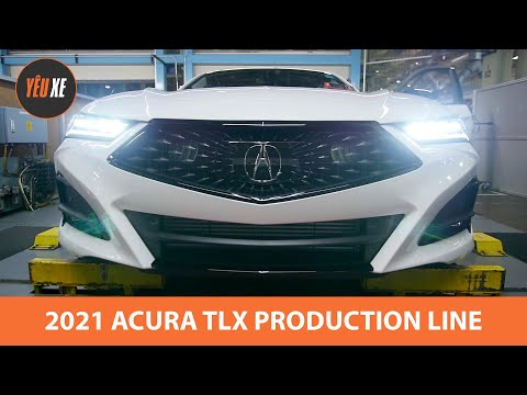 Khám phá dây chuyền sản xuất Acura TLX 2021 |2021 Acura TLX Production Line|