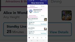 How to make your first Genie+ Selection at Disenyland screenshot 2