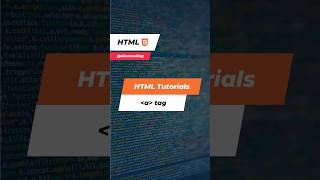 HTML links (a tag) #html #html5 #htmltutorial #frontend #coding
