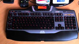 Logitech G15 Refreshed - LED Flashing (Music & Bass) - WinAmp WVS Plugin (myLCD)
