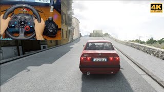 Alfa Romeo 155 - Realistic POV Driving & Classic Italian in 4K | Logitech G29 | BeamNG.drive screenshot 2