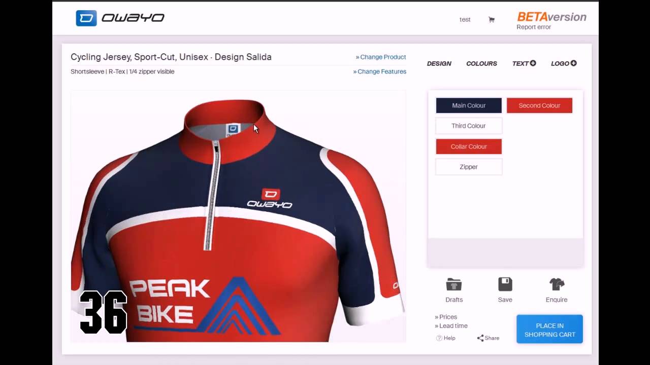 owayo cycling jersey