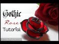 Gothic Rose tutorial by MissClayCreations