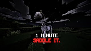 Always Saddle The Horse...: Creepy Horse Part 1 (Minecraft Bedrock)