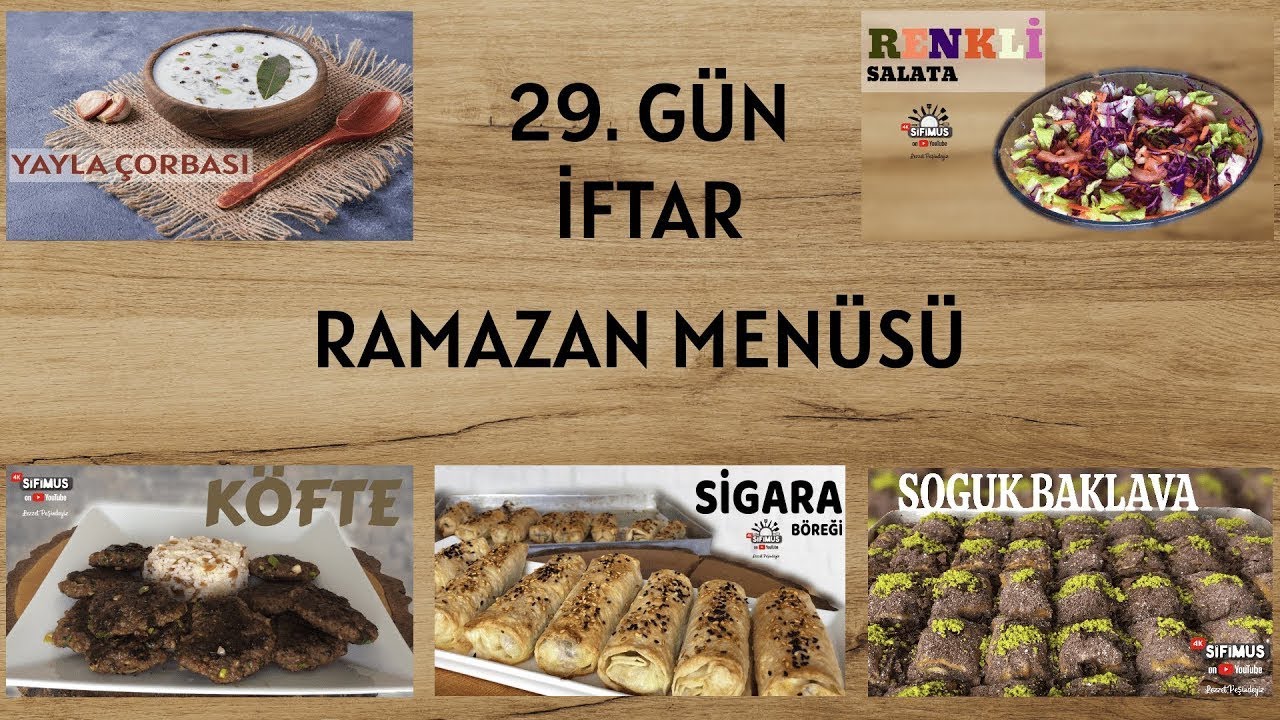 2022 RAMAZAN İFTAR MENÜSÜ ÖNERİSİ  30 günlük ✔ #29 Gün YEMEK TARİFLERİ #shorts