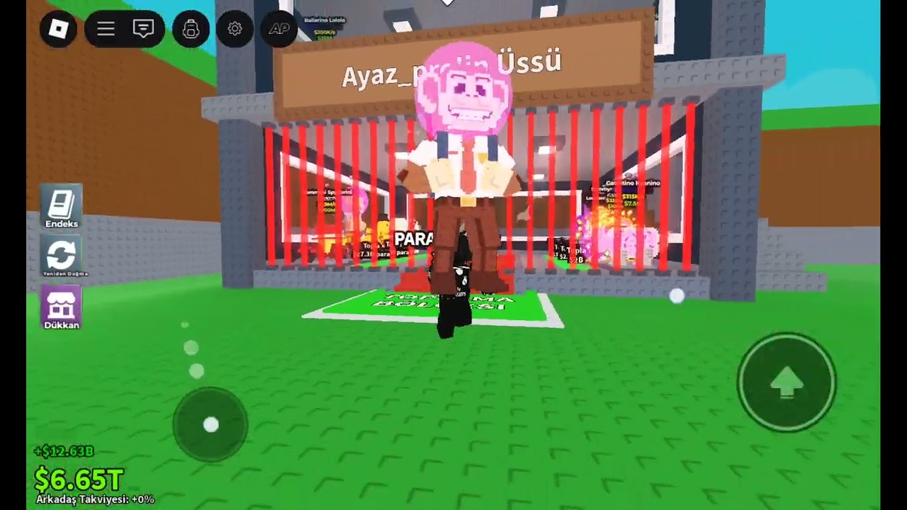 ROBLOX da admin panel aldım (steal a brainrot) !!!