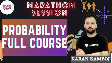 Probability Full Course | MARATHON | GATE/ESE Exam | MISSION GATE 2021| Karan Kamboj