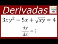 DERIVACIÓN IMPLÍCITA - Ejercicio 2