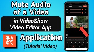 How to Mute Audio of a Video in VideoShow Video Editor App screenshot 5