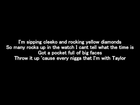 Wiz Khalifa - Black And Yellow (dirty) - instrumental with lyrics