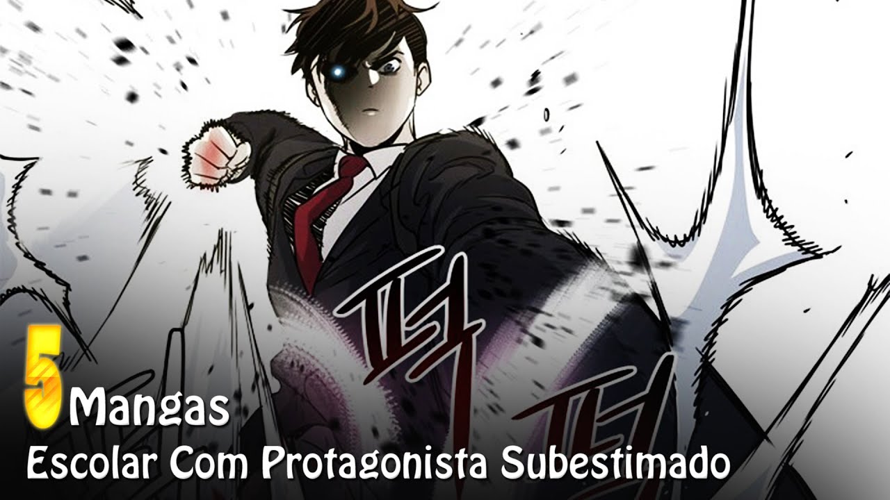 5 MANGÁS ESCOLAR COM PROTAGONISTA SUBESTIMADO!!! 