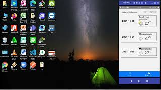 Aplikasi Peramalan Cuaca Menggunakan React Native dan API Cuaca weatherapi.com screenshot 4