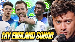 MY ENGLAND SQUAD FOR EURO 2024!