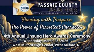 2026 Passaic County Unsung Hero Awards - 3/25/26