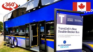 Translink DoubleDecker Bus 360° Tour at the PNE Fair in Vancouver, BC Canada  Short 360° Game