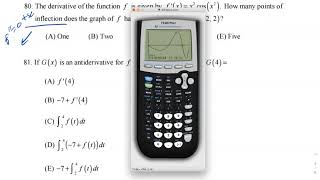2008 AB calculus MC with calc solutions