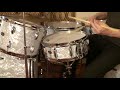 Drum solo workout on 1976 buddy rich slingerland tdr snare model