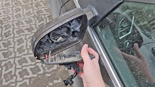 Замена зеркала заднего вида Audi A4 B8 / перестал работать подогрев зеркала