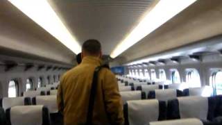 Boarding amazing Shinkansen train - Tokyo to Osaka - HD