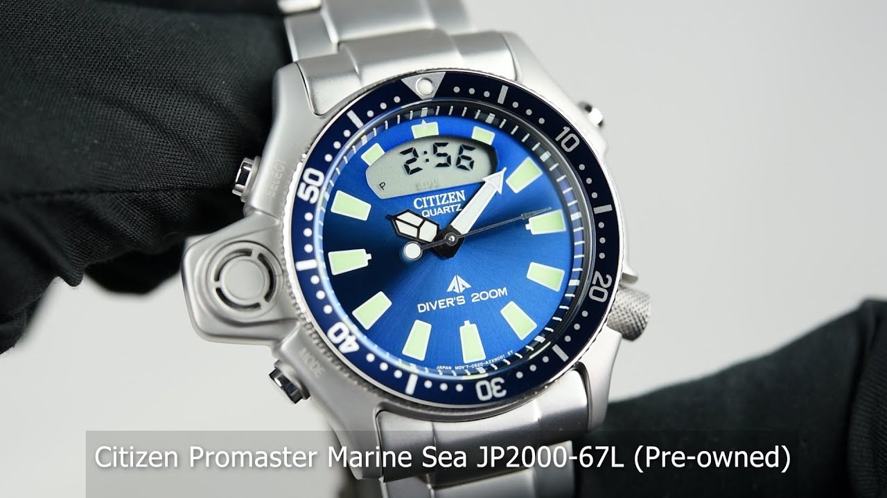 Citizen Promaster Marine Sea JP2000-67L (Pre-owned